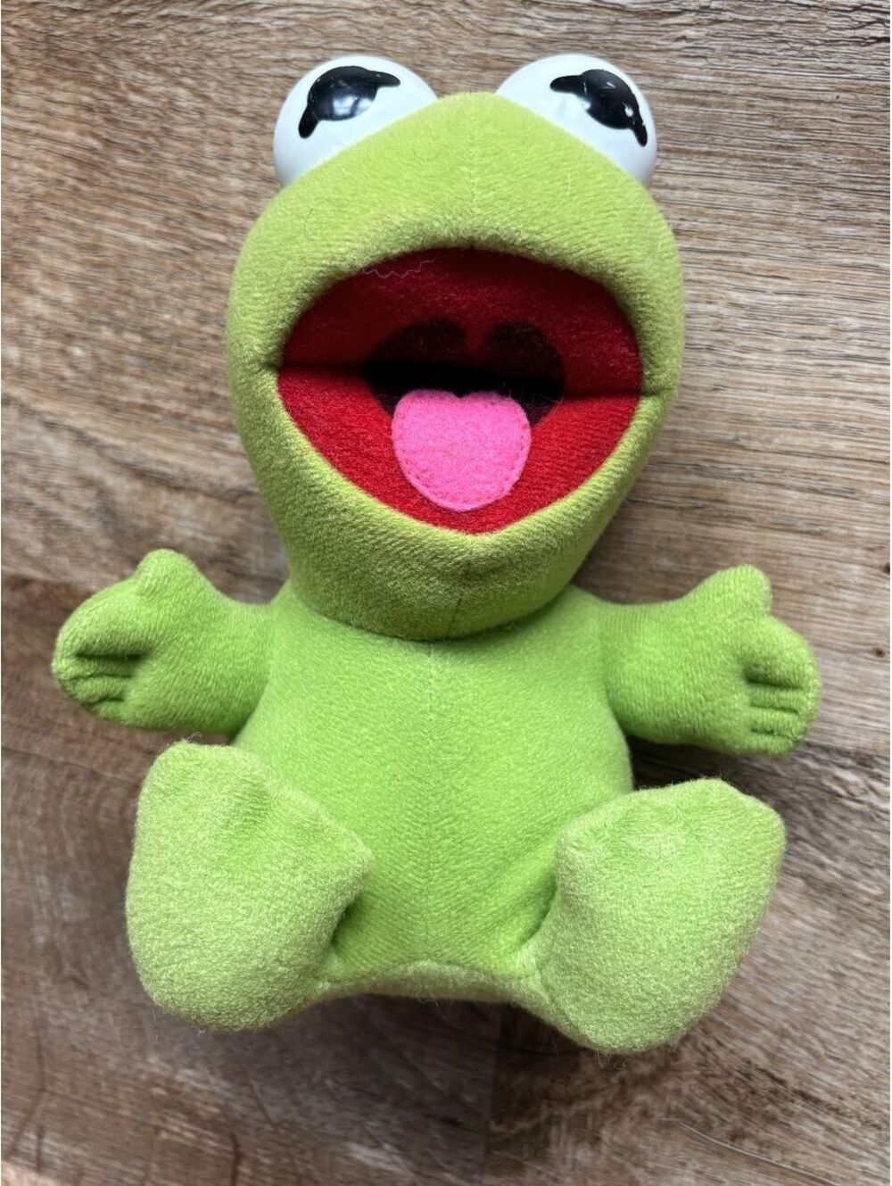 Vintage 1997 Kermit the Frog Plush Toy Licensed by Jim Henson